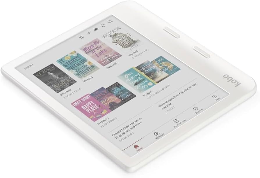 Kobo Libra Colour 本体 白 Amazon.com: Kobo Libra Colour | eReader | 7” Glare-Free